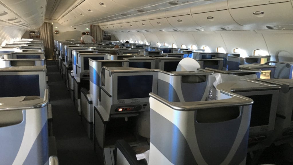 emirates business class review cabin NEW