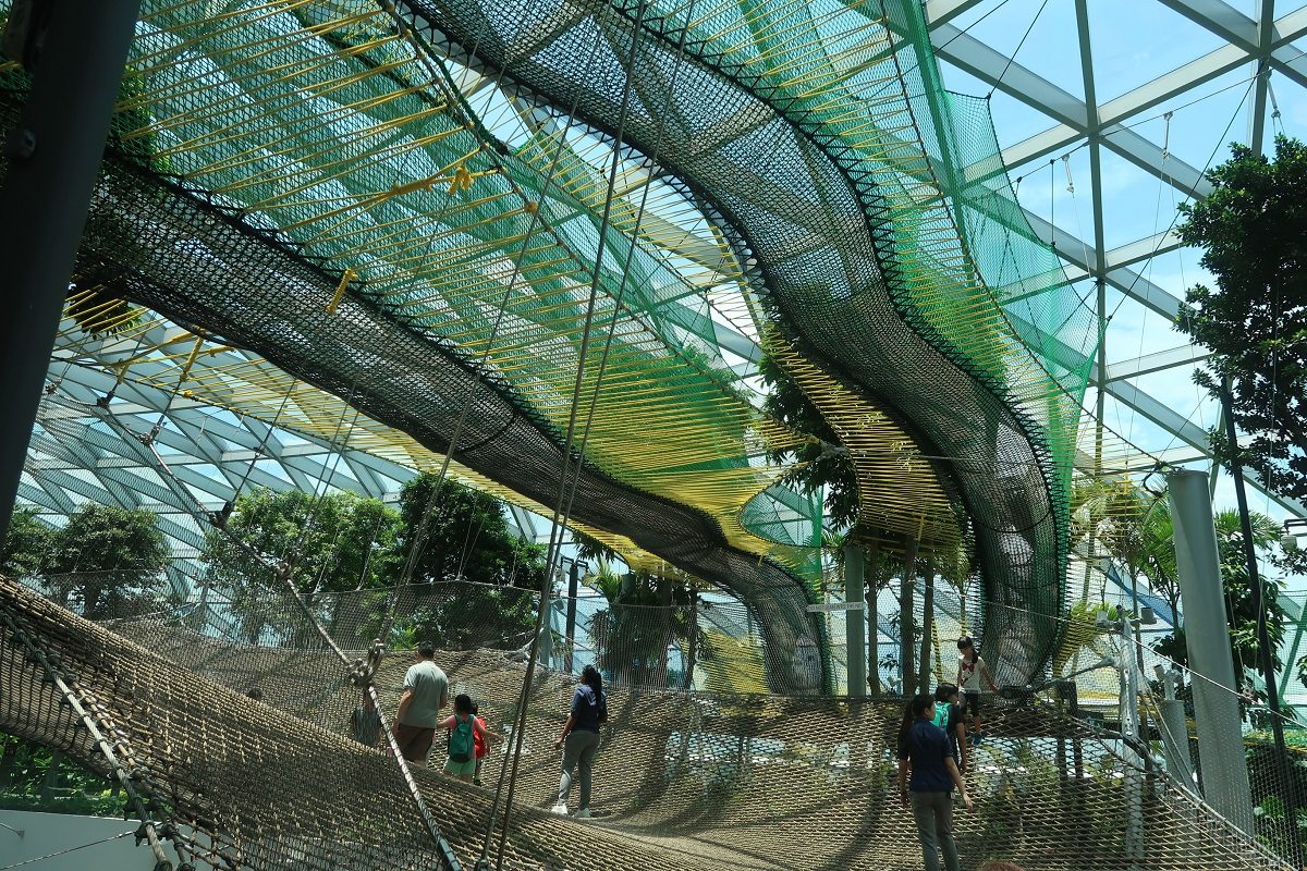 Jewel Changi Singapore Airport sky nets