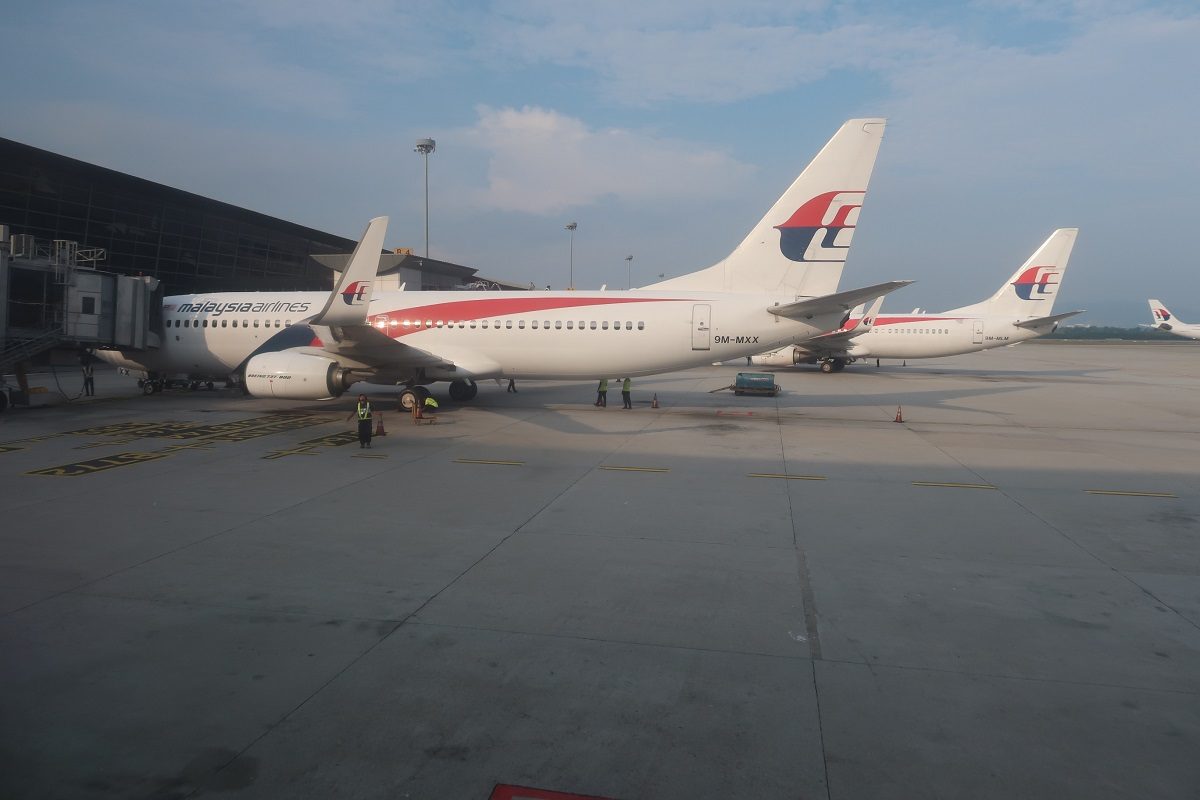 Malaysia Airlines business class SIN to KUL planes