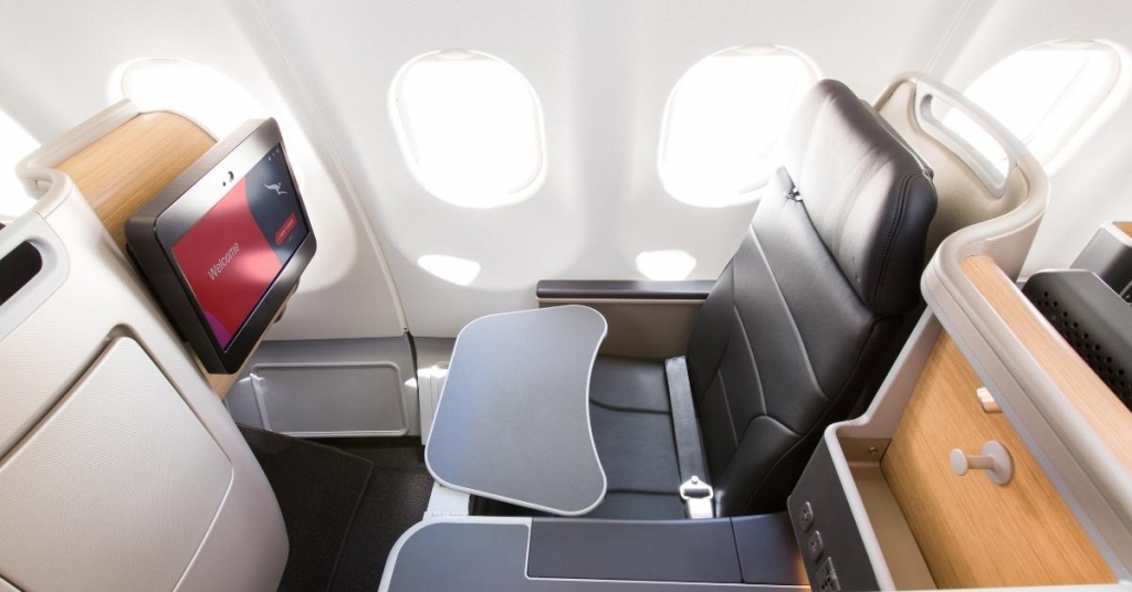 Qantas Business Rewards Guide 2022 business class seat