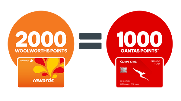 qantas woolworths points and join qantas frequent flyer for free