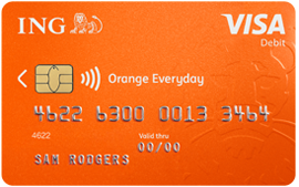 ing orange card