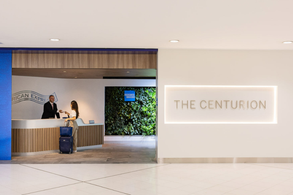 American Express Platinum Business Credit Card Fine Hotels & Resorts grants access to  The Centurion® Lounge